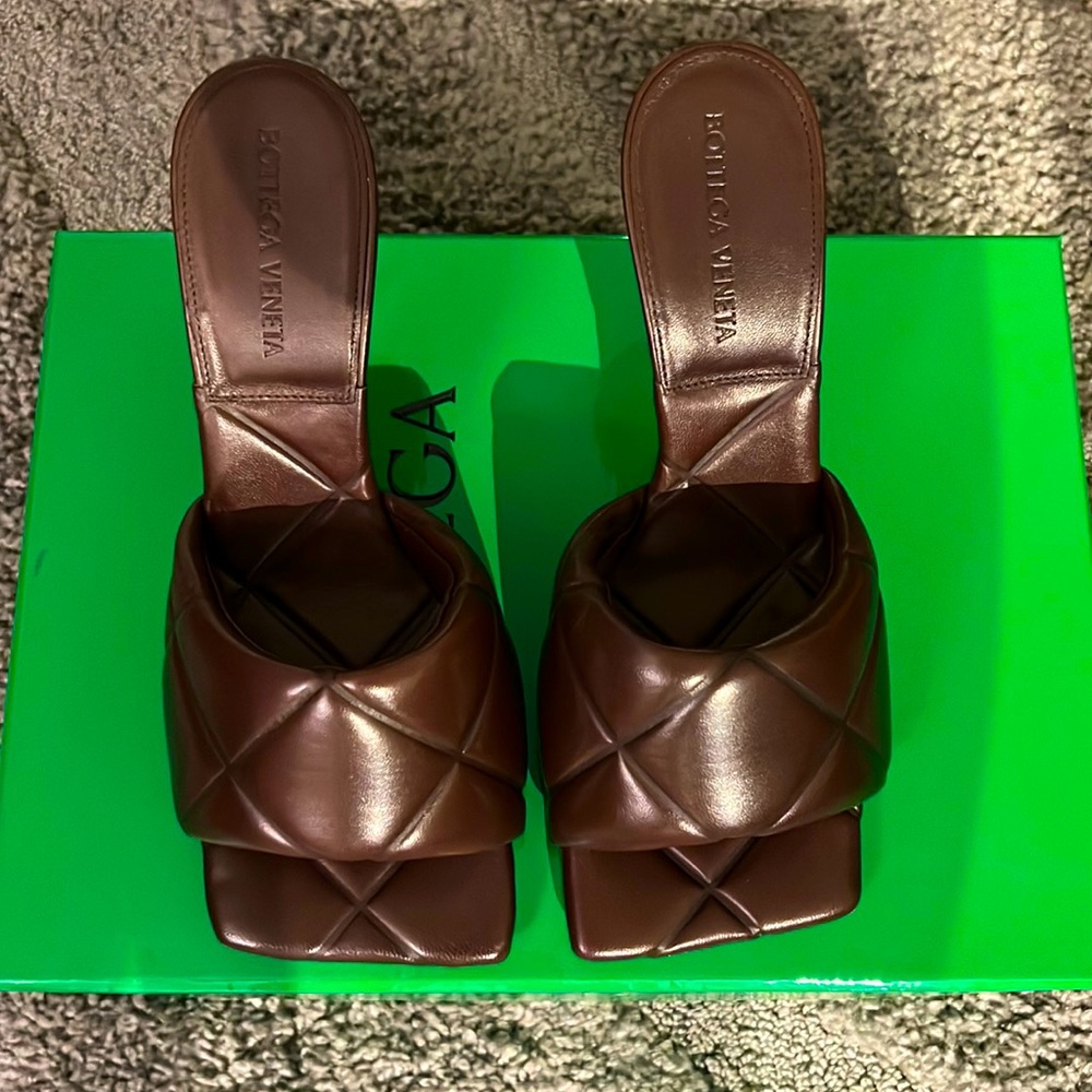 Rubber Lido Bottega Veneta Heels - Chocolate -  Size 37.5